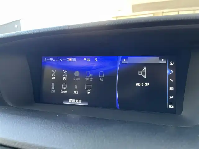 レクサス ＧＳ Ｆ 和歌山県 2015(平27)年 4.3万km ホワイトノーヴァガラスフレーク 純正メーカーナビ(CD/DVD/SD/BT/USB/AUX)/バックカメラ/フルセグテレビ/マークレビンソン/ムーンルーフ/テレビキャンセラー/ヘッドアップディスプレイ/プリクラッシュセーフティ/ブラインドスポットモニター/コーナーセンサー/ETC 2.0/ドライブレコーダー/パワーシート/シートメモリー/全席シートヒーター/エアシート/ステアリングヒーター/パドルシフト