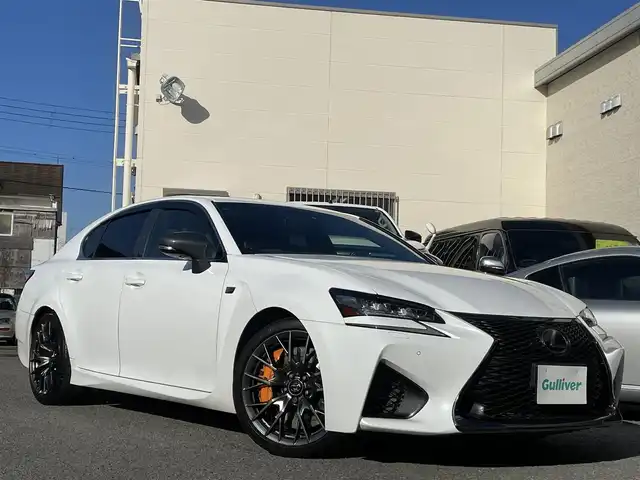 レクサス ＧＳ Ｆ 和歌山県 2015(平27)年 4.3万km ホワイトノーヴァガラスフレーク 純正メーカーナビ(CD/DVD/SD/BT/USB/AUX)/バックカメラ/フルセグテレビ/マークレビンソン/ムーンルーフ/テレビキャンセラー/ヘッドアップディスプレイ/プリクラッシュセーフティ/ブラインドスポットモニター/コーナーセンサー/ETC 2.0/ドライブレコーダー/パワーシート/シートメモリー/全席シートヒーター/エアシート/ステアリングヒーター/パドルシフト