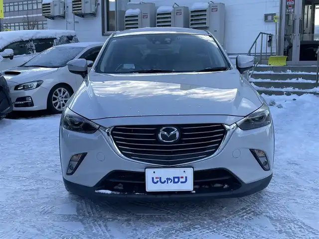 マツダ ＣＸ－３ XD ツーリング Lパッケージ 道央・札幌 2015(平27)年 9.1万km セラミックM (株)IDOMが運営する【じしゃロン札幌豊平店】の自社ローン対象車両になります。こちらは現金ご利用時の価格です。/自社ローンご希望の方は別途その旨お申付け下さい。/4WD/純正ナビ・フルセグTV/　　(CD/DVD/BT)/バックカメラ/レーダークルーズコントロール/LEDオートライト/ハーフレザーシート/シートヒーター/純正16インチアルミホイール/ステアリングスイッチ/パドルシフト/ヘッドアップディスプレイ/スマートキー/ETC