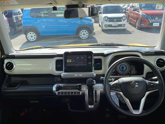 スズキ クロスビー HYBRID MZ 香川県 2018(平30)年 1.3万km ラッシュイエローメタリック/ブラック2トーンルーフ 社外7インチナビ/（CD/DVD/SD/BT/USB/フルセグTV/AUX）/ETC/USBポート/ND席シートヒーター/オートクルーズ/コーナーセンサー/レーンキープ/デュアルブレーキサポートシステム/ステアリングリモコン/純正フロアマット/ドアバイザー/純正16インチアルミホイール/ステアリングリモコン