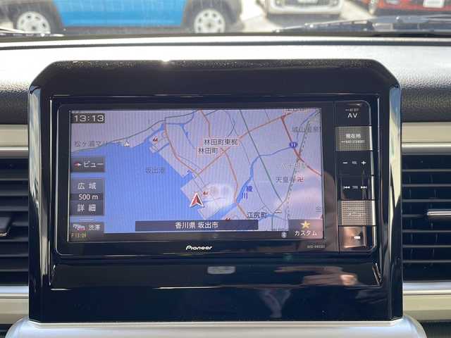 スズキ クロスビー HYBRID MZ 香川県 2018(平30)年 1.3万km ラッシュイエローメタリック/ブラック2トーンルーフ 社外7インチナビ/（CD/DVD/SD/BT/USB/フルセグTV/AUX）/ETC/USBポート/ND席シートヒーター/オートクルーズ/コーナーセンサー/レーンキープ/デュアルブレーキサポートシステム/ステアリングリモコン/純正フロアマット/ドアバイザー/純正16インチアルミホイール/ステアリングリモコン