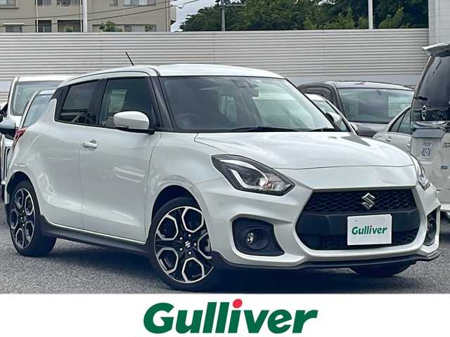 スズキ スイフト スポーツ 東京都 2023(令5)年 0.6万km ピュアホワイトP 登録時走行距離【5358km】/純正ナビ（ワンセグ/BT/CD/DVD/FM/AM）/ブレーキサポート/アダプティブクルーズコントロール/車線逸脱警報/車線逸脱抑制機能/D席シートヒーター/コーナーセンサー/スマートキー/プッシュスタート/スマートキー/スペアキー/ドライブレコーダー/ETC