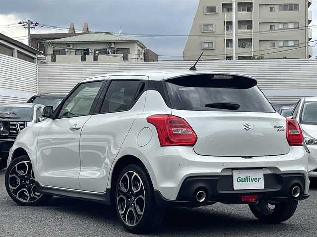 スズキ スイフト スポーツ 東京都 2023(令5)年 0.6万km ピュアホワイトP 登録時走行距離【5358km】/純正ナビ（ワンセグ/BT/CD/DVD/FM/AM）/ブレーキサポート/アダプティブクルーズコントロール/車線逸脱警報/車線逸脱抑制機能/D席シートヒーター/コーナーセンサー/スマートキー/プッシュスタート/スマートキー/スペアキー/ドライブレコーダー/ETC