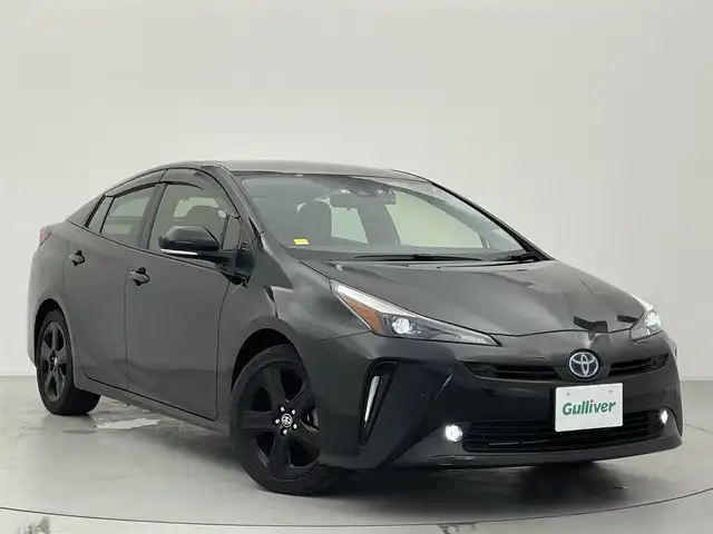 トヨタ プリウス S ツーリングセレ ブラックED 宮城県 2022(令4)年 0.8万km プレシャスブラックパール ワンオーナー/純正SDナビ/バックカメラ/クルーズコントロール（追従あり）/レザーシート/スマートキー/ワンセグTV/前後ドライブレコーダー/ETC/シートヒーター