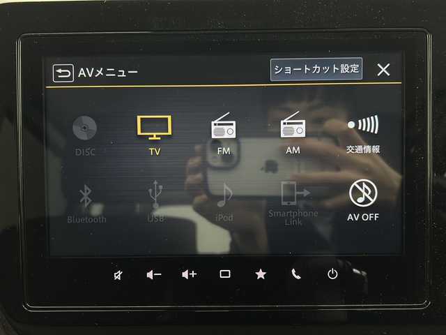スズキ ソリオ バンディット HV SV 宮城県 2024(令6)年 0.7万km ピュアホワイトP 両側パワースライドドア/純正ナビ/(FM/AM/CD/DVD/USB/iPod/Smartphonerink/フルセグTV/Bluetooth)/全方位カメラ/バックカメラ/WiFi/パドルシフト/デュアルカメラブレーキサポート/プッシュスタート/スマートキー/スペアキー/オートライト/オートマチックハイビーム/LEDヘッドライト/フォグランプ/ヘッドライトレベライザー/純正15インチアルミホイール