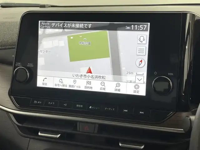 日産 オーラ G 福島県 2023(令5)年 2万km ブリリアントシルバー ワンオーナー/純正ナビ/（AM/FM/BT/HDMI)/プロパイロット/・アダプティブクルーズコントロール/・車線逸脱警報/・レーンアシスト/・ブラインドスポットモニター/・クリアランスソナー/フルセグTV/ETC2.0/アラウンドビューモニター/デジタルインナーミラー/ドライブレコーダー/ブラインドスポットモニター/LEDヘッドライト/・フォグランプ/ウィンカードアミラー/BOSEサウンド/純正17インチAW/ハーフレザーシート/スマートキー/・スペアキー/ドアバイザー/純正フロアマット/取説/・保証書