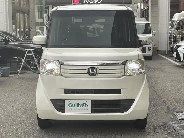 ホンダ Ｎ ＢＯＸ G SSパッケージ 大阪府 2013(平25)年 6万km プレミアムホワイトパール 純正ナビ/地デジTV/CD/DVD/SD/バックカメラ/両側パワスラ/OPキセノンライト/ブラックインテリア/クロームメッキドアハンドル/D席ハイトアジャスター/アイドリングストップ/オートライト /保証書