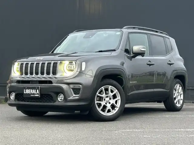 クライスラー・ジープ ジープ レネゲード リミテッド 茨城県 2019(令1)年 5.1万km グレー ワンオーナー/前後ドラレコ/前席シートヒーター/ヒーテッドステアリング/前席パワーシート/ACC/純正メモリナビ/バックカメラ/ETC2.0/USBポート/LEDヘッドライト/17インチ純正アルミホイール