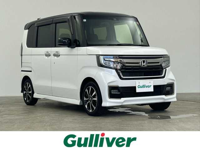 ホンダ Ｎ ＢＯＸ カスタム L 千葉県 2021(令3)年 7.9万km プラチナホワイトパール ホンダセンシング/・衝突軽減ブレーキ/・先行車発進お知らせ/・路外逸脱抑制システム/・レーンキープアシスト/・標識認識機能/純正8インチメモリナビ/CD DVD USB BT フルセグ/バックカメラ/両側パワースライドドア/LEDオートライト/シーケンシャルウィンカー/前席シートヒーター/純正14インチアルミホイール/ドアバイザー/純正フロアマット/ステアリングスイッチ/プッシュスタート/スマートキー
