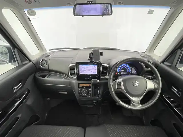 スズキ スペーシア カスタム XS 千葉県 2015(平27)年 12.6万km ムーンライトバイオレットPM 禁煙車/両側電動ドア/社外メモリナビ/・型番：MDV-L401/・CD/DVD/USB/ワンセグTV/・ビルトインETC/革巻きステアリング/・ステアリングスイッチ/純正フロアマット/純正ドアバイザー/純正15インチAW/オートライト/・LEDヘッドライト/・LEDフォグランプ/プッシュスタート/・スマートキー/・スペアキー