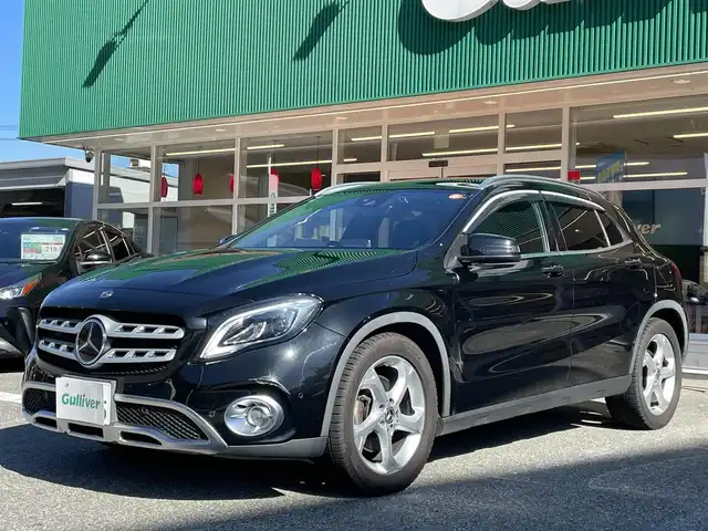 メルセデス・ベンツ ＧＬＡ２２０ 4マチック 岡山県 2018(平30)年 5.9万km コスモスブラック 4WD/純正ナビ/(CD/DVD/Bluetooth/TV)/シートヒーター/バックカメラ/ドライブレコーダー/レザーシート/シートヒーター/ルーフレール/Rクルーズコントロール/純正アルミホイール/純正フロアマット/スマートキー/ドアバイザー/ウィンカーミラー/オートライト/フォグライト/保証書/スペアキー