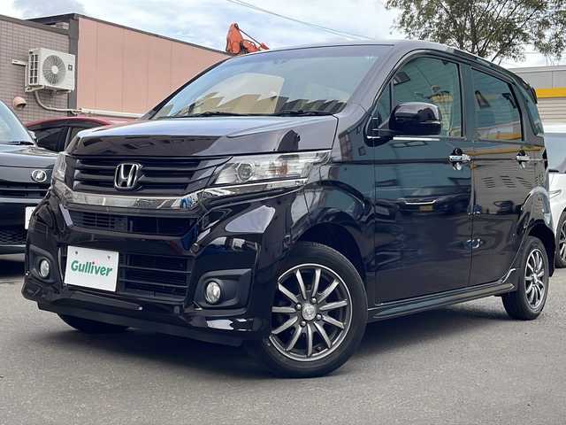 ホンダ Ｎ ＷＧＮ カスタム G Aパッケージ 道東・釧路十勝 2014(平26)年 6.6万km プレミアムゴールドパープルパール 純正ナビ(フルセグTV、FM、AM、BT、CD、DVD、SD)/純正フロアマット/横滑り防止/クルーズコントロール/オートライト/シティブレーキアクティブシステム/電格ミラー