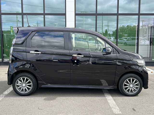 ホンダ Ｎ ＷＧＮ カスタム G Aパッケージ 道東・釧路十勝 2014(平26)年 6.6万km プレミアムゴールドパープルパール ・４WD/・純正ギャザーズナビ/(フルセグ・FM・AM・CD・DVD・SD)/・バックカメラ/・衝突被害軽減ブレーキ/・クルーズコントロール/・ハーフレザーシート/・スマートキー/・プッシュスタート/・純正フロアマット/・横滑り防止/・オートライト/・電格ミラー/・純正アルミホイール