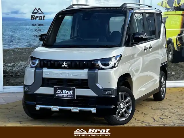三菱 デリカミニ T プレミアム 道北・旭川 2023(令5)年 1.6万km ベージュⅡ ワンオーナー/カロッツェリア9インチナビ/フルセグTV/全方位カメラ/ドライブレコーダー/両側パワースライドドア/コーナーセンサー/デジタルインナーミラー/前席シートヒーター/ステアリングヒーター/マイパイロット