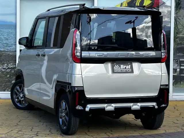 三菱 デリカミニ T プレミアム 道北・旭川 2023(令5)年 1.6万km ベージュⅡ ワンオーナー/カロッツェリア9インチナビ/フルセグTV/全方位カメラ/ドライブレコーダー/両側パワースライドドア/コーナーセンサー/デジタルインナーミラー/前席シートヒーター/ステアリングヒーター/マイパイロット