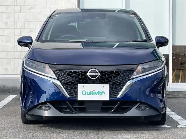 日産 ノート X 宮崎県 2021(令3)年 9万km オーロラフレアブルーパール 純正フルセグナビ/（BT）（ Apple Car Play）/アイドリングストップ/プッシュスタート/全周囲カメラ/ドライブレコーダー/パーキングアシスト/パワーステアリング/パワーウィンドウ/クルーズコントロール/純正フロアマット/純正LEDヘッドライト/純正アルミホイール/コナーセンサー/オートライト/エアバックW+サイド/横滑り防止装置/盗難防止装置/衝突被害軽減システム/AAC/ABS/ETC/４WD