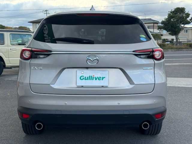 マツダ ＣＸ－８ 25S Lパッケージ 香川県 2021(令3)年 2.5万km プラチナクォーツメタリック 純正7インチWVGAセンターディスプレイ（フルセグTV/BT)/純正ディーラーOP（CD/DVDプレーヤー）/ブラインドスポットモニター/ヘッドアップディスプレイ/アラウンドビューモニター/ステアリングヒーター/ドライバー・アテンション・アラート/ドライブレコーダー/コーナーセンサー/電動リアゲート/パワーシート/シートヒーター/エアシート/ルーフレール/シートメモリー/3列シート/ETC/アイドリングストップ