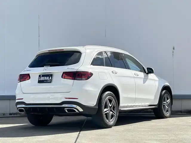 メルセデス・ベンツ ＧＬＣ２２０ d 4マチック AMGライン 東京都 2022(令4)年 1.9万km ポーラホワイト 純正ナビ/フルセグTV/360°カメラ/ETC/前後ドラレコ/RSP/・ACC/・LKA/・BSM/パノラマSR/パワーシート/シートヒーター/パワーバックドア/スマートキー/プッシュスタート