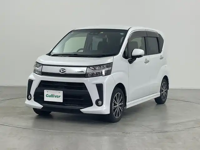 ダイハツ ムーヴ カスタム X LTDⅡ SAⅢ 群馬県 2021(令3)年 4.4万km シャイニングホワイトパール 純正ナビ　全周囲カメラ　衝突被害軽減ブレーキ　シートヒーター　アイドリングストップ　ステアリングリモコン　LEDヘッドライト　オートライト　ドライブレコーダー　純正アルミホイール　ETC 禁煙車