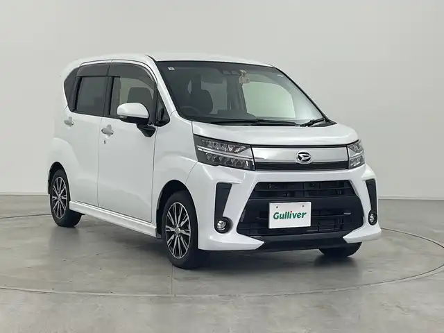 ダイハツ ムーヴ カスタム X LTDⅡ SAⅢ 群馬県 2021(令3)年 4.4万km シャイニングホワイトパール 純正ナビ　全周囲カメラ　衝突被害軽減ブレーキ　シートヒーター　アイドリングストップ　ステアリングリモコン　LEDヘッドライト　オートライト　ドライブレコーダー　純正アルミホイール　ETC 禁煙車