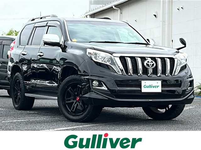 トヨタ ランドクルーザー プラド TX 千葉県 2016(平28)年 8.3万km ブラック １オーナー モデリスタエアロ サンルーフ 20インチAW ガナドールマフラー ソナー LEDライト フォグ オートライト ナビ　バックカメラ　ＥＴＣ ドラレコ ウッド調コンビステア ディーゼル ターボ