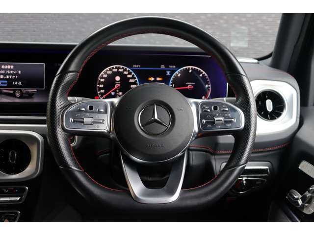 メルセデス・ベンツ ゲレンデヴァーゲン Ｇ４００ｄ AMGライン 大分県 2021(令3)年 5.3万km セレナイトグレー 保証書/取扱説明書/アダクティブクルーズコントロール/ブラインドスポットモニター/アダプティブダンピングシステム/360°カメラ/サンルーフ/純正ナビ/CarPlay/Bluetooth/フルセグテレビ/フルレザーシート/パワーシート（D/N席）/シートヒーター（全席）/Bumesterスピーカー/アンビエントライト/電動格納ミラー/パドルシフト