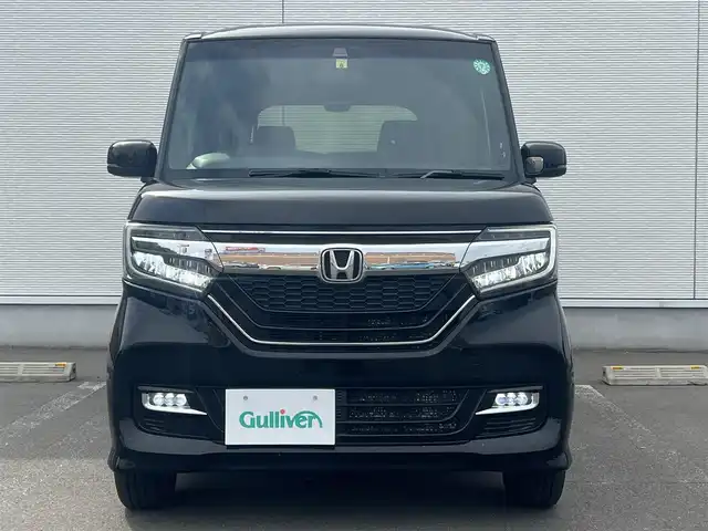 ホンダ Ｎ ＢＯＸ カスタム G EX ホンダセンシング 秋田県 2018(平30)年 7.5万km クリスタルブラックパール ４WD/衝突軽減システム/LEDヘッドライト/片側パワスラ/純正ナビ/フルセグ/バックカメラ/純正アルミ/スマートキー/アイドリングストップ/コーナーセンサー/プッシュスタート/レーンキープアシスト/クルーズコントロール/ステアリングスイッチ/前席シートヒーター/ETC/純正リアスポイラー/純正フロアマット/純正ドアバイザー/オートライト/オートエアコン/パワーステアリング/パワーウィンドウ/横滑り防止/電動格納ウィンカーミラー/取扱説明書