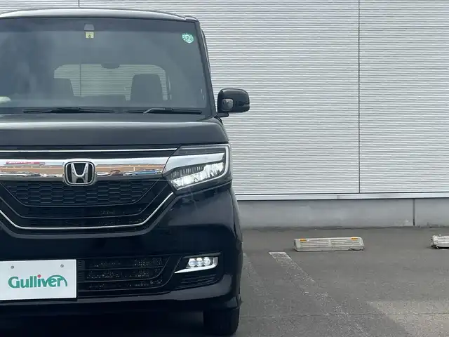 ホンダ Ｎ ＢＯＸ カスタム G EX ホンダセンシング 秋田県 2018(平30)年 7.5万km クリスタルブラックパール ４WD/衝突軽減システム/LEDヘッドライト/片側パワスラ/純正ナビ/フルセグ/バックカメラ/純正アルミ/スマートキー/アイドリングストップ/コーナーセンサー/プッシュスタート/レーンキープアシスト/クルーズコントロール/ステアリングスイッチ/前席シートヒーター/ETC/純正リアスポイラー/純正フロアマット/純正ドアバイザー/オートライト/オートエアコン/パワーステアリング/パワーウィンドウ/横滑り防止/電動格納ウィンカーミラー/取扱説明書