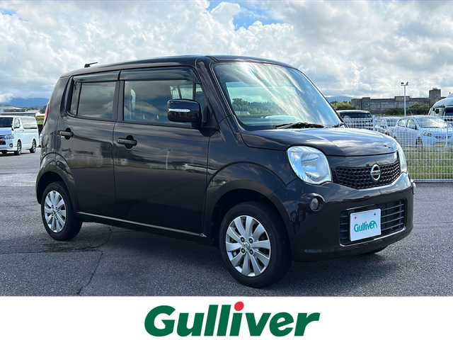 日産 モコ X 富山県 2014(平26)年 5万km アーバンブラウン 禁煙車　/純正ＳＤナビ　/地デジ　/バックカメラ　/スマートキー　/純正アルミホイール　/純正オーディオ　/ウィンカーミラー　/電動格納ミラー　/アイドリングストップ　/プッシュスタート
