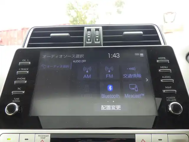 トヨタ ランドクルーザー プラド TX Lパッケージ マットブラED 千葉県 2023(令5)年 2.4万km ホワイトパールクリスタルシャイン Toyota Safety Sense/・プリクラッシュセーフティ/・レーンディパーチャーアラート/・オートハイビーム/・レーダークルーズコントロール/・ブラインドスポットモニター/ムーンルーフ/ベージュレザーシート/前席パワーシート/エアシート/シートヒーター/リア電動リクライニングシート/純正コネクティッドナビ/地デジTV/【Bluetooth接続】/パノラミックビューモニター/ドライブレコーダー（前後撮影）【ZDR-016】/革巻きステアリング/ステアリングスイッチ/ETC（2.0）/LEDヘッドライト/LEDフォグライト/ウインカーミラー/クリアランスソナー/純正18インチアルミホイル/サイド/カーテンエアバッグ/スマートキー