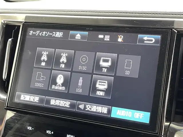 トヨタ ヴェルファイア ハイブリット ZR Gエディション 熊本県 2018(平30)年 7.7万km ブラック 純正１０インチナビ（ＣＤ・ＤＶＤ・フルセグ・ＢＴ・ＳＤ）/バックカメラ　/純正10インチフリップダウンモニター　/ビルトインＥＴＣ２．０　/両側パワースライドドア　/前後クリアランスソナー　/エアロ　（フロント、サイド、リア）/パワーバックドア/トヨタセーフティーセンス/・プリクラッシュセーフティ/・レーンディパーチャーアラート/・オートマチックハイビーム/・レーダークルーズコントロール/前席シートヒーター/シートベンチレーション/２列目シートヒーター/ステアリングヒーター/前席パワーシート/黒本革シート/純正フロアマット/LEONIS１７インチAW/オートライト/３眼LEDヘッドライト/スマートキー/プッシュスタート/スペアキー1本