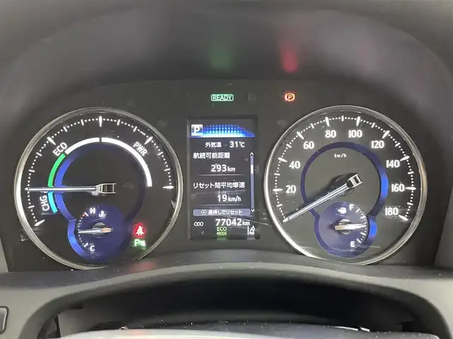 トヨタ ヴェルファイア ハイブリット ZR Gエディション 熊本県 2018(平30)年 7.7万km ブラック 純正１０インチナビ（ＣＤ・ＤＶＤ・フルセグ・ＢＴ・ＳＤ）/バックカメラ　/純正10インチフリップダウンモニター　/ビルトインＥＴＣ２．０　/両側パワースライドドア　/前後クリアランスソナー　/エアロ　（フロント、サイド、リア）/パワーバックドア/トヨタセーフティーセンス/・プリクラッシュセーフティ/・レーンディパーチャーアラート/・オートマチックハイビーム/・レーダークルーズコントロール/前席シートヒーター/シートベンチレーション/２列目シートヒーター/ステアリングヒーター/前席パワーシート/黒本革シート/純正フロアマット/LEONIS１７インチAW/オートライト/３眼LEDヘッドライト/スマートキー/プッシュスタート/スペアキー1本