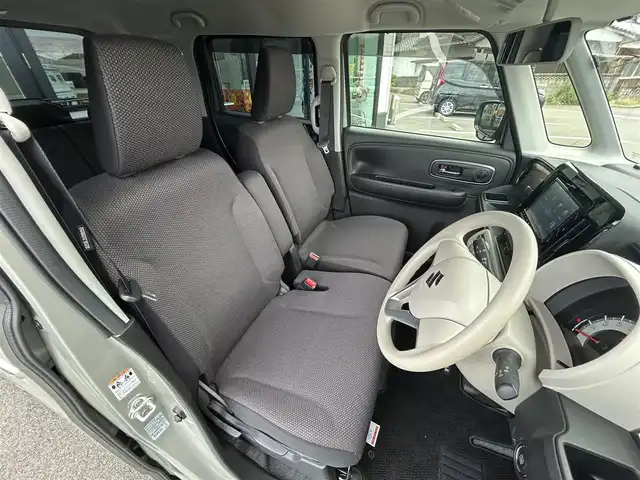 スズキ ワゴンＲ スマイル HYBRID S リミテッド 愛媛県 2024(令6)年 0.3万km モスグレーメタリック 純正8型ナビ(BT/フルセグTV)/バックカメラ/両側電動スライドドア/前後ドライブレコーダー/アイドリングストップ/バックソナー/衝突被害軽減装置/車線逸脱防止装置/LEDヘッドライト/運転席シートヒーター/ドアバイザー/純正フロアマット/電格ミラー/シガーソケット/ISOFIX/純正ホイールキャップ/現状サマー(鉄)(155/65/R14)/DUNLOP ENASAVE EC300＋/禁煙車