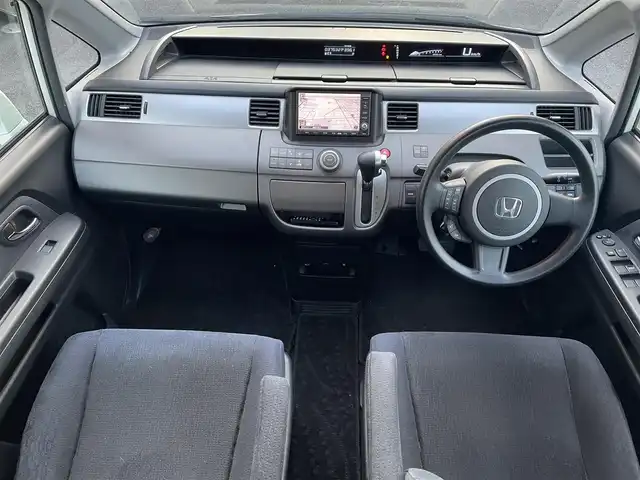 ホンダ ステップワゴン G HDDナビ スマートスタイル 静岡県 2009(平21)年 3.8万km ブルーイッシュホワイトパール ワンオーナー/純正HDDナビ/DVD/CD/MSV/社外フルセグチューナー/両側パワースライドドア/HIDヘッドライト/ステアリングスイッチ/スマートキー×2/保証書/取扱説明書/ナビ取扱説明書/H24/26/28/30/R2/4/5/6/7/　　　　点検記録簿有