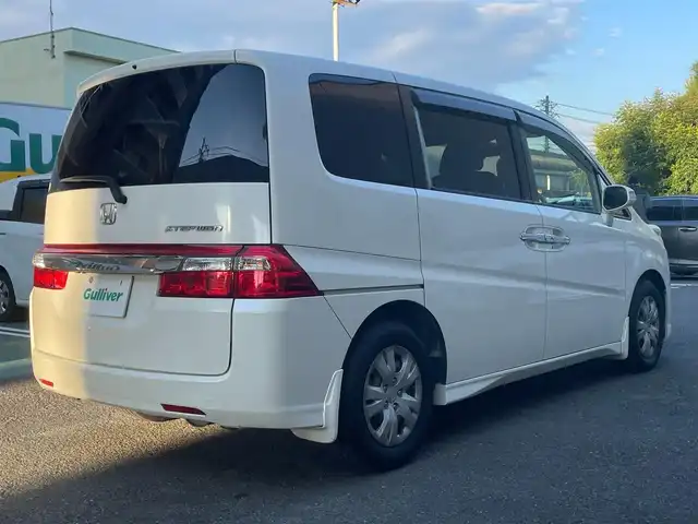 ホンダ ステップワゴン G HDDナビ スマートスタイル 静岡県 2009(平21)年 3.8万km ブルーイッシュホワイトパール ワンオーナー/純正HDDナビ/DVD/CD/MSV/社外フルセグチューナー/両側パワースライドドア/HIDヘッドライト/ステアリングスイッチ/スマートキー×2/保証書/取扱説明書/ナビ取扱説明書/H24/26/28/30/R2/4/5/6/7/　　　　点検記録簿有