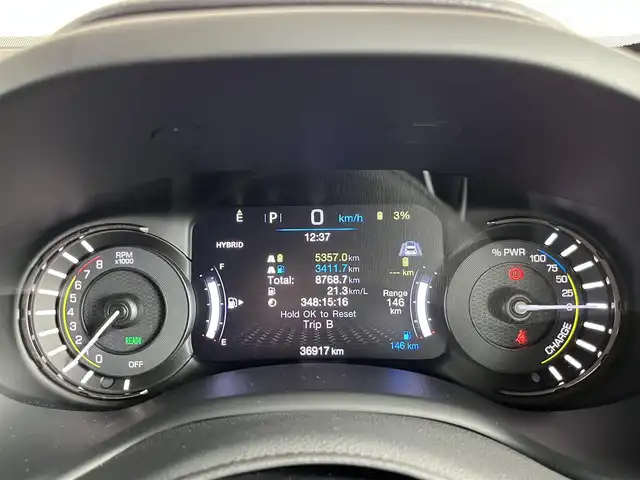 クライスラー・ジープ ジープ レネゲード リミテッド 4xe 山形県 2023(令5)年 3.7万km 赤 純正メモリナビ /バックカメラ　/アダプティブクルーズコントロール　/ETC2.0 /Bluetooth/USB /運転席/助手席パワーシート　/運転席/助手席シートヒーター　/レザーシート/ルーフレール　/AAC