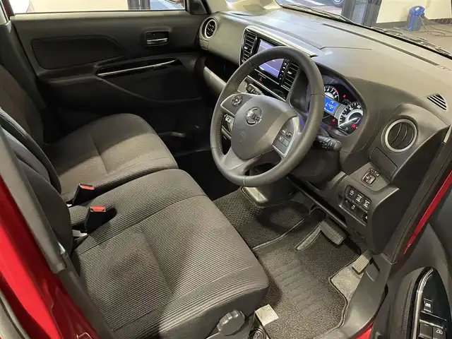 日産 デイズ ルークス ハイウェイスター Gターボ 愛媛県 2018(平30)年 1.5万km スパークリングレッドM ・社外ナビ(CN-RA04WD)/(フルセグ/CD/DVD/BT)/・衝突被害軽減ブレーキ/・クルーズコントロール/・アイドリングストップ/・オートハイビーム/・全方位カメラ/・両側パワースライドドア/・純正15インチアルミホイール/・社外フロアマット/・ステアリングリモコン/・スペアキー/・保証書