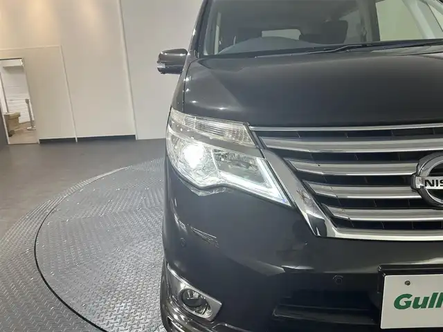 日産 セレナ ハイウェイS S HV Aセーフ 愛媛県 2014(平26)年 13.7万km タイガーアイブラウン エマージェンシーブレーキ　レーンキープアシスト　クルーズコントロール　インテリジェントルームミラー　純正SDナビ　Bluetooth　フルセグ　CD　DVD　アラウンドビューモニター　両側パワースライドドア　プッシュスタート　スマートキー　スペアキー　