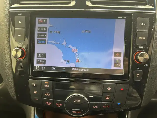 日産 セレナ ハイウェイS S HV Aセーフ 愛媛県 2014(平26)年 13.7万km タイガーアイブラウン エマージェンシーブレーキ　レーンキープアシスト　クルーズコントロール　インテリジェントルームミラー　純正SDナビ　Bluetooth　フルセグ　CD　DVD　アラウンドビューモニター　両側パワースライドドア　プッシュスタート　スマートキー　スペアキー　