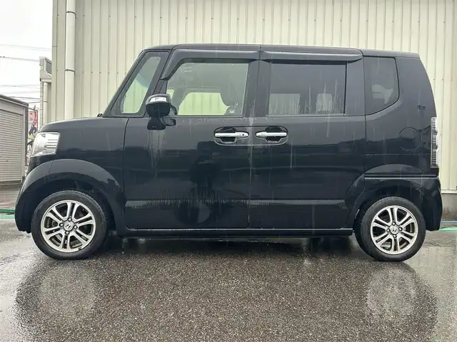 ホンダ Ｎ ＢＯＸ ＋ G SSパッケージ 富山県 2013(平25)年 10.5万km クリスタルブラックパール 純正SDナビ【Gather VXM-128VS】/（AM/FM/CD/DVD/ワンセグTV）/プッシュスタート/純正14インチAW/スマートキー/スペアキー/両側パワスラ/横滑り防止装置/盗難防止装置/保証書/取扱説明書