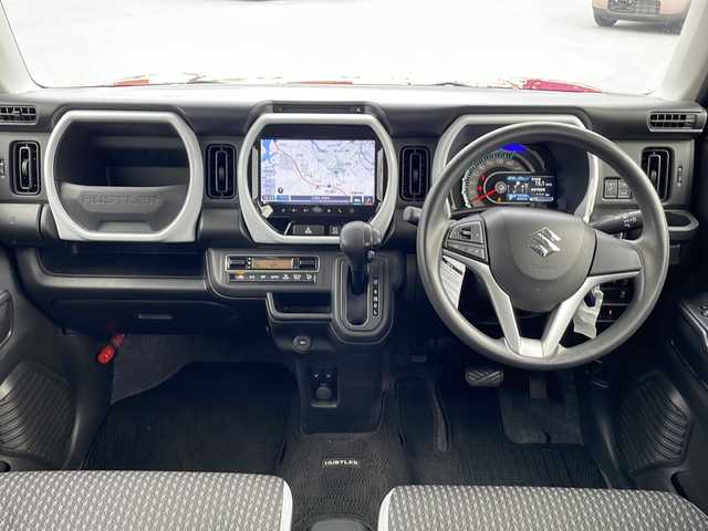 スズキ ハスラー HYBRID G 三重県 2020(令2)年 3.1万km フェニックスレッドパール/ガンメタリック2トーンルーフ プッシュスタート/電動格納ミラー/横滑り防止/アイドリングストップ/コーナーセンサー/レーンキープアシスト/衝突軽減ブレーキ/ビルトインETC/ステアリングスイッチ/VIEWモニター/オートライト/シートヒーター(前席)/USB入力端子1ヶ所/全周囲モニター/純正9型ナビ(AM/FM/CD/DVD/TV/BT)/フルセグTV/純正フロアマット/スペアキー/取扱説明書/ナビ取扱説明書/保証書/禁煙車