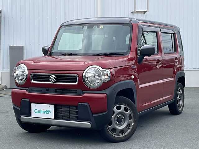 スズキ ハスラー HYBRID G 三重県 2020(令2)年 3.1万km フェニックスレッドパール/ガンメタリック2トーンルーフ プッシュスタート/電動格納ミラー/横滑り防止/アイドリングストップ/コーナーセンサー/レーンキープアシスト/衝突軽減ブレーキ/ビルトインETC/ステアリングスイッチ/VIEWモニター/オートライト/シートヒーター(前席)/USB入力端子1ヶ所/全周囲モニター/純正9型ナビ(AM/FM/CD/DVD/TV/BT)/フルセグTV/純正フロアマット/スペアキー/取扱説明書/ナビ取扱説明書/保証書/禁煙車
