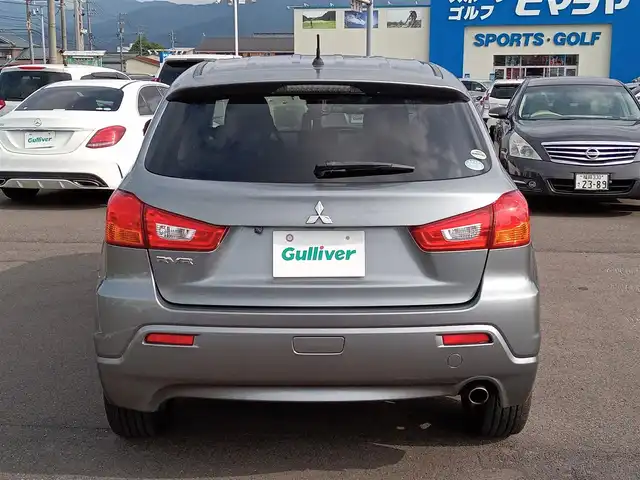 三菱 ＲＶＲ G 福井県 2011(平23)年 10.4万km チタニウムグレーメタリック 純正17インチAW/４WD/バックカメラ/シートヒーター/パドルシフト/キセノンヘッドライト/Fフォグ/前後ドライブレコーダー/クルーズコントロール/ETC/アルパイン7インチメモリナビ/横滑り防止装置/盗難防止装置/ダブルエアバッグ/純正フロアマット/スマートキー