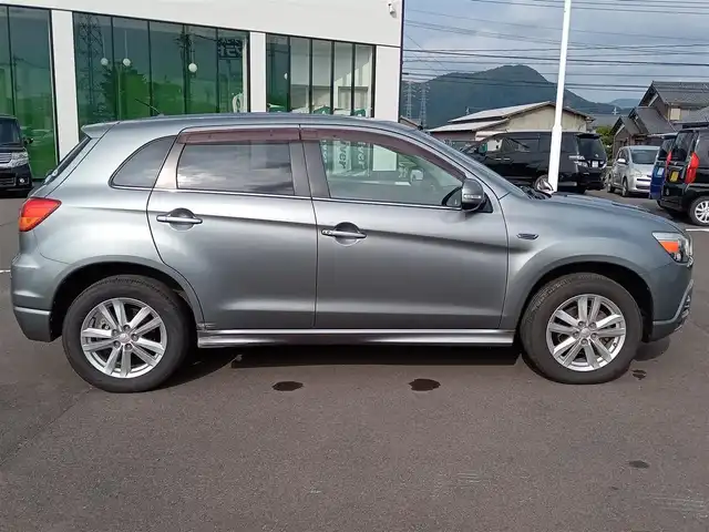 三菱 ＲＶＲ G 福井県 2011(平23)年 10.4万km チタニウムグレーメタリック 純正17インチAW/４WD/バックカメラ/シートヒーター/パドルシフト/キセノンヘッドライト/Fフォグ/前後ドライブレコーダー/クルーズコントロール/ETC/アルパイン7インチメモリナビ/横滑り防止装置/盗難防止装置/ダブルエアバッグ/純正フロアマット/スマートキー