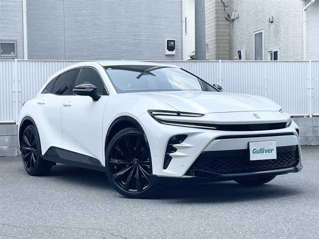 トヨタ クラウン スポーツ Z 栃木県 2024(令6)年 0.4万km プレシャスホワイトパール ワンオーナー/Toyota Safety Sense/・プリクラッシュセーフティ/・緊急時操舵支援+フロントクロストラフィックアラート［FCTA］+レーントレーシングアシスト［LTA］/・レーンチェンジアシスト［LCA］+レーンディパーチャーアラート［LDA］/・レーダークルーズコントロール(全車速追従機能付)/・アダプティブハイビームシステム［AHS］/・ロードサインアシスト［RSA］/・ドライバー異常時対応システム/・プロアクティブドライビングアシスト［PDA］/・発進遅れ告知機能［TMN］/ブラインドスポットモニター［BSM］+安心降車システム［SEA］+後方車両接近告知+周辺車両接近時サポート+後方車両への接近警報+セカンダリーコリジョンブレーキ/パーキングサポートブレーキ/トヨタチームメイト/デジタルインナーミラー/カラーヘッドアップディスプレイ/12.3インチコネクティッドナビ/パノラミックビューモニター/前後方ドライブレコーダー/本革シート/運転席・助手席パワーシート/前席シートヒーター・ベンチレーション/ハンズフリーパワーバックドア/おくだけ充電/ETC2.0/LEDヘッドランプ/21インチアルミホイール