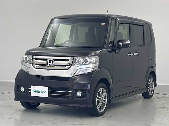 ホンダ Ｎ ＢＯＸ カスタム G Lパッケージ 茨城県 2016(平28)年 7.9万km プレミアムベルベットパープル・パール 純正ナビ　フルセグＴＶ　バックカメラ　衝突軽減ブレーキ　ビルトインＥＴＣ　両側電動スライドドア　ＬＥＤルームランプ　リア席サンシェード　オートライト　純正１４インチアルミホイール　チップアップシート