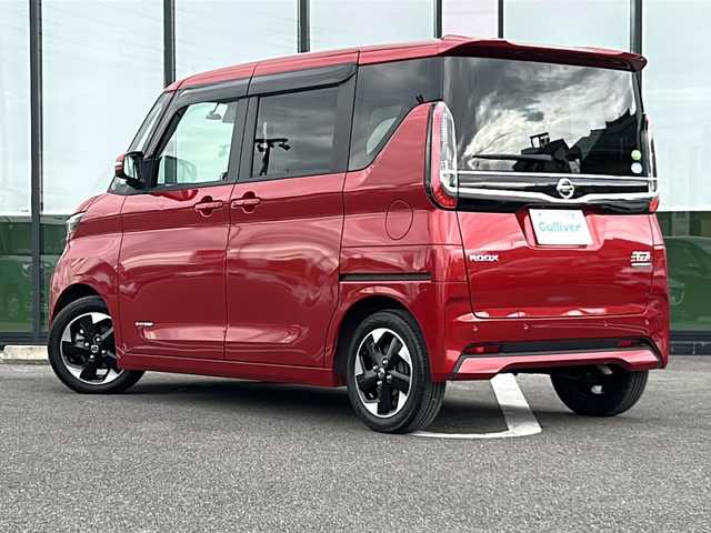 日産 ルークス HWS X プロパイロットED 岐阜県 2020(令2)年 2.8万km スパークリングレッドM 登録時走行距離27595km/純正９型ナビ/ワンセグテレビ/全方位カメラ/Blue tooth・CD・DVD・SDミュージックサーバー・AUX/ビルトインETC/両側パワースライドドア/プロパイロット/コーナーセンサー前後/ドライブレコーダー前後/レーダークルーズコントロール/ＬＥＤヘッドライト/オートライト/エアバッグ運転席・助手席/カーテンエアバッグ/プッシュスタート/スマートキー/純正14アルミホイール/布系シート/純正フロアマット