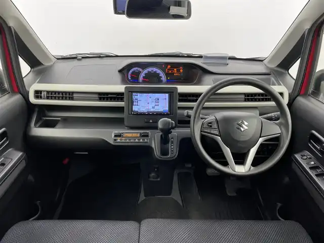 スズキ ワゴンＲ HYBRID FX 富山県 2018(平30)年 1.7万km ピュアレッド 社外ナビ（AM/FM/CD/BT/ワンセグ）/全方位カメラ/ドライブレコーダー/ETC/D席シートヒーター/ヘッドアップディスプレイ/衝突被害軽減システム/レーンキープアシスト/横滑り防止装置/アイドリングストップ/社外フロアマット/オートハロゲンライト/ステアリングスイッチ/電動格納ミラー/スマートキー