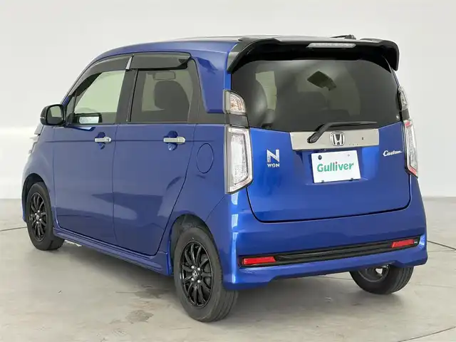 ホンダ Ｎ ＷＧＮ カスタムG SS 2トーンカラースタイルP 愛知県 2017(平29)年 3.7万km ブリリアントスポーティブルーメタリック2トーン あんしんパッケージ/　　・シティーブレーキアクティブシステム/ケンウッド製7インチ彩速ナビ/　　CD/DVD/BT/ワンセグ/バックカメラ/ドライブレコーダー/ビルトインETC/革巻きステアリング/ステアリングリモコン/クルーズコントロール/ハーフレザーシート/純正HIDヘッドライト/フォグランプ/純正14インチアルミホイール/取扱説明書