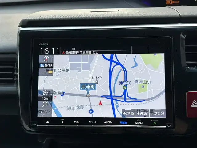 ホンダ ステップワゴン スパーダ ホンダセンシング 長崎県 2018(平30)年 10.6万km オブシダンブルーパール 純正9インチナビ/（CD/DVD/BT/フルセグ）/バックカメラ/フリップダウンモニター/衝突軽減システム/レーンアシスト/レーダークルーズ/ETC/両側パワースライドドア/パドルシフト/オートライト/純正16インチAW